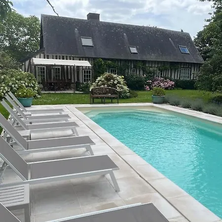 Maison Normande + Piscine Chauffee - 9 Personnes * Vatteville-la-Rue